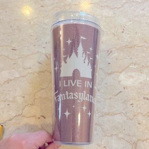 Disney 22 oz Tumbler with Lid. Top Shelf Dishwasher Safe. BPA Free. Like New